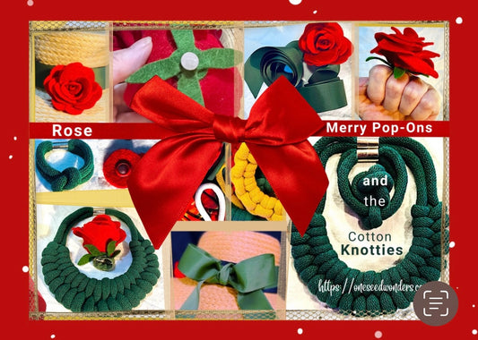 2024 Holiday Collection - Rose Merry Pop-Ins & The Cotton Knotties