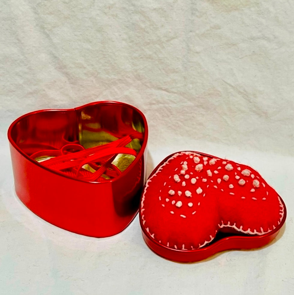 Heart - Felt Pin Cushion KIT One Seed Wonders