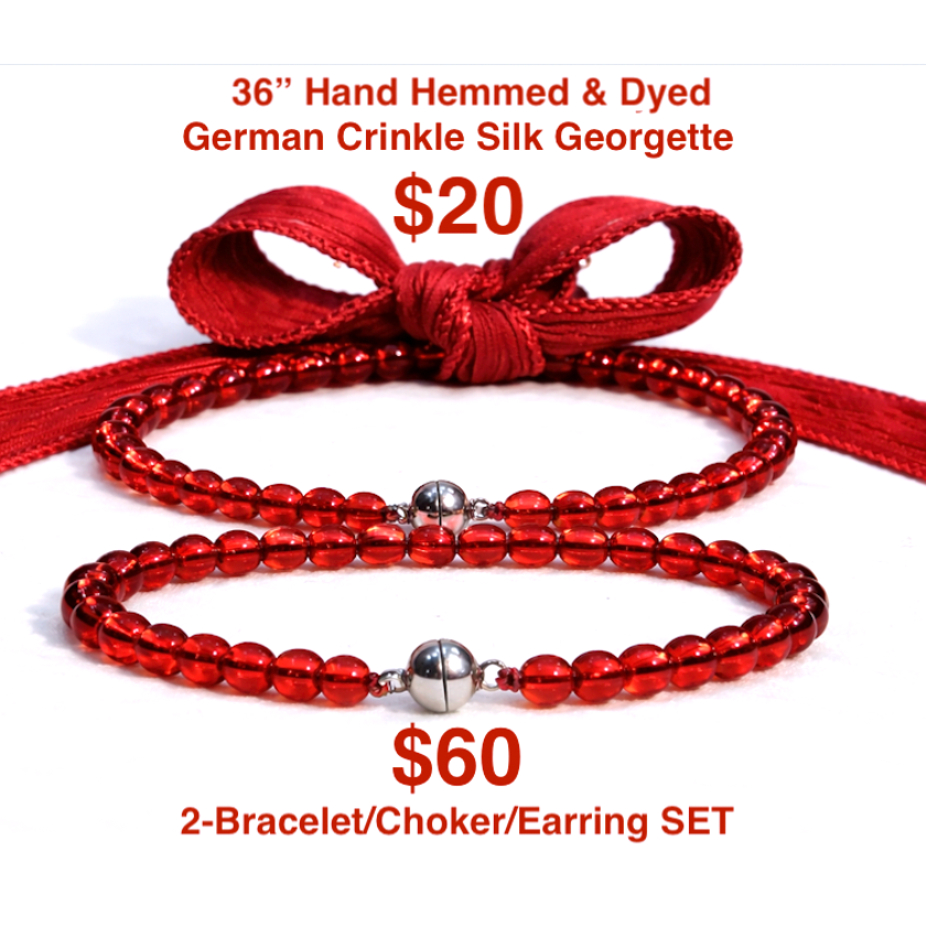 Knotty Silk'n Glass Beaded SETS, KITS & BITS One Seed Wonders