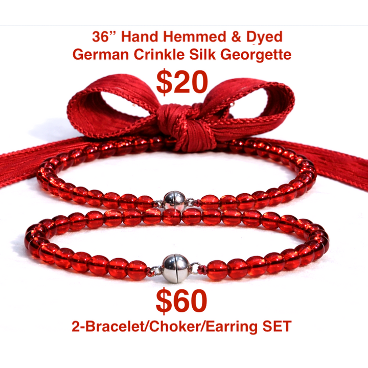 Knotty Silk'n Glass Beaded SETS, KITS & BITS One Seed Wonders