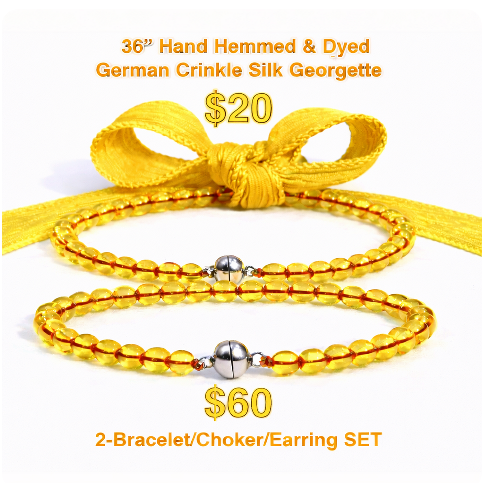 Knotty Silk'n Glass Beaded SETS, KITS & BITS One Seed Wonders