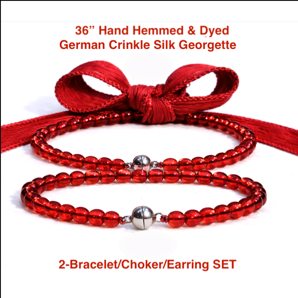 Knotty Silk'n Glass Beaded SETS, KITS & BITS One Seed Wonders